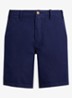 Classic fit korte broek in linnenblend - Spring Navy / Donkerblauw