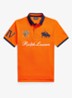 Classic fit polo met logoborduring - Sailing Oranje-36PH