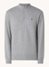 Coltrui met halve rits - Steel Heather