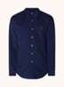 Custom fit button down-overhemd van corduroy - Newport Navy / Blauw