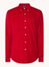 Custom fit button down-overhemd van corduroy - Martin Red / Rood