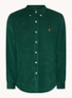 Custom fit button down-overhemd van corduroy - Vintage Pine / Groen