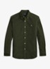 Custom fit button down-overhemd van corduroy - Company Olive W/Khaki / Olijfgroen