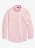 Custom fit button-down overhemd van katoen - Pink / Roze