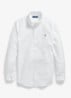 Custom fit button-down overhemd van katoen - White / Wit