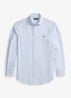 Custom fit geruit stretchpoplin overhemd - White Harbor Island