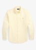 Custom fit gestreept Oxford overhemd - 6636D Yellow Oxford/White-44FS