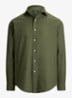 Custom fit keper performance overhemd met logo - Olive Shrub Heather / Olijfgroen