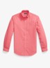 Custom fit overhemd met logoborduring - Pale Red