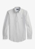 Custom fit overhemd met streepprint - 6636O SLATE/WHITE-48J4