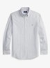 Custom fit overhemd met streepprint - 6636A NAVY WHITE-ZYEG