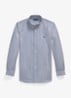 Custom fit overhemd met streepprint - 4655A Navy