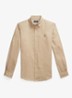 Custom Fit overhemd van linnen - Coastal Beige / Beige