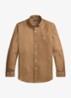 Custom Fit overhemd van linnen - RL Brown