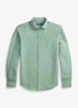 Custom fit overhemd van linnen - Faded Mint-31R6