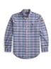 Custom fit tattersall Oxford overhemd met ruitdessin - Donkerblauw