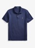 Custom slim fit polo met logo - Refined Navy / Donkerblauw
