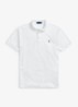 Custom slim fit polo met logo - White / Wit