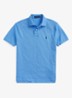 Custom slim fit polo van piqué katoen - Harbor Island Blue/C7998
