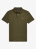 Custom slim fit polo van piqué katoen - Defender Green/C2226