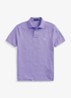 Custom slim fit polo van piqué katoen - Hampton Purple/C6103