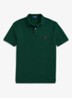 Custom slim fit polo van piqué katoen - College Green / Groen