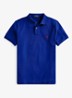 Custom slim fit polo van piqué katoen - Heritage Royal/C3870