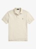 Custom slim fit polo van piqué katoen - Beige