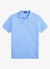 Custom slim fit polo van piqué katoen - Blue Lagoon/C8125-ZY9G