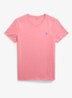 Custom slim fit T-shirt met logoborduring - Desert Rose/C7524-45U6