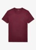 Custom slim fit T-shirt met logoborduring - Spring Wine Heather/C7996-3T06