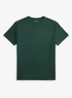 Custom slim fit T-shirt met logoborduring - Scotch Pine Heather/C4939-48JK