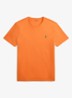 Custom slim fit T-shirt met logoborduring - Kona Orange/C5204-ZY9P