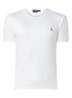 Custom slim fit T-shirt met ronde hals - White
