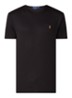 Custom slim fit T-shirt met ronde hals  - Polo Black