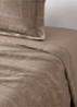 Doncaster laken van katoensatijn 120TC - Camel