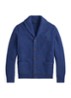 Fijngebreid vest in kasjmierblend met steekzakken - Rustic Navy / Donkerblauw