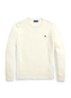 Fijngebreide pullover in kasjmierblend met logoborduring - Andover Cream / Gebroken wit
