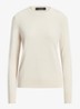 Fijngebreide pullover met stretch - Mascarpone Cream / Creme
