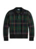 Fijngebreide pullover van wol met V-hals - Dark Granite Hthr / Donkergrijs