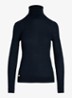 Fijngebreide trui met col - Lauren Navy / Blauw