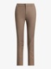 High waist slim fit cropped pantalon met steekzakken - Taupe Brown / Taupe