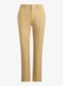 High waist slim fit pantalon met steekzakken - Birch Tan / Beige