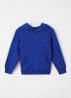Hoodie met logoborduring - Kobaltblauw