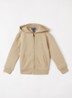 Hoodie met logoborduring - Khaki