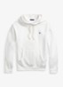 Hoodie met logoborduring - White / Wit