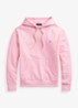Hoodie met logoborduring - Carmel Pink / Roze