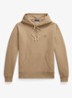 Hoodie met logoborduring - New Tan
