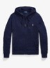 Kabelgebreid vest met steekzakken en logo - Bright Navy-2X86