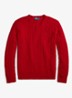 Kabelgebreide pullover van kasjmier - Park Ave Red / Rood